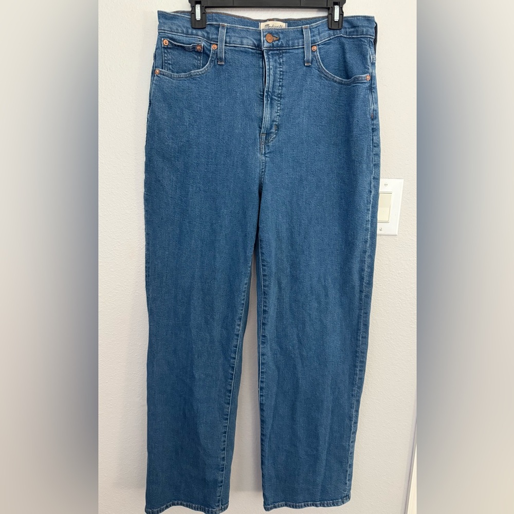 Madewell Women's Straight Leg Blue Jeans